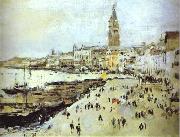 Valentin Serov Seaside in Venice. Study oil on canvas